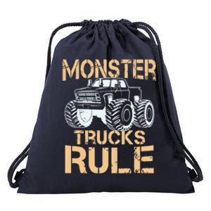 Monster Truck Gift Drawstring Bag