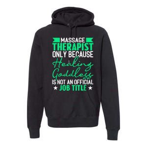 Massage Therapist Gag For Muscle Whisperer Therapy Masseuse Premium Hoodie