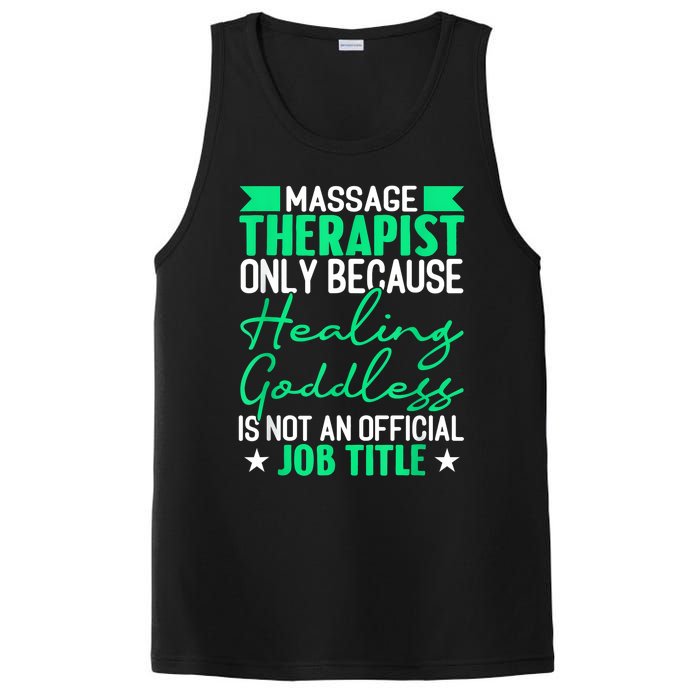 Massage Therapist Gag For Muscle Whisperer Therapy Masseuse PosiCharge Competitor Tank