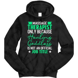 Massage Therapist Gag For Muscle Whisperer Therapy Masseuse Tie Dye Hoodie