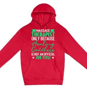 Massage Therapist Gag For Muscle Whisperer Therapy Masseuse Premium Pullover Hoodie