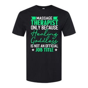 Massage Therapist Gag For Muscle Whisperer Therapy Masseuse Softstyle CVC T-Shirt