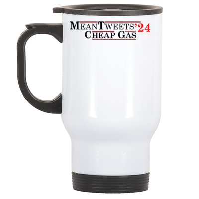 Mean Tweets Gas 2024 Stainless Steel Travel Mug