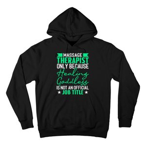 Massage Therapist Gag For Muscle Whisperer Therapy Masseuse Hoodie