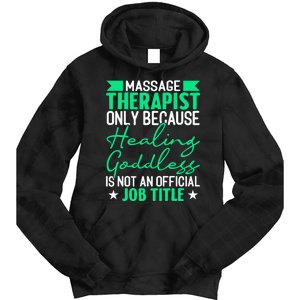 Massage Therapist Gag For Muscle Whisperer Therapy Masseuse Tie Dye Hoodie