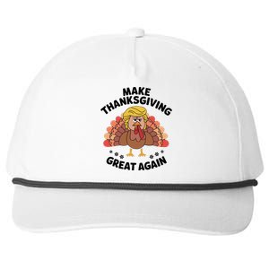 Make Thanksgiving Great Again Snapback Five-Panel Rope Hat