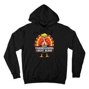 Make Thanksgiving Great Again Funny Turkey Day Hoodie