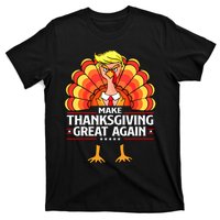 Make Thanksgiving Great Again Funny Turkey Day T-Shirt