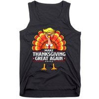 Make Thanksgiving Great Again Funny Turkey Day Tank Top