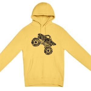 Monster Truck Gift Premium Pullover Hoodie