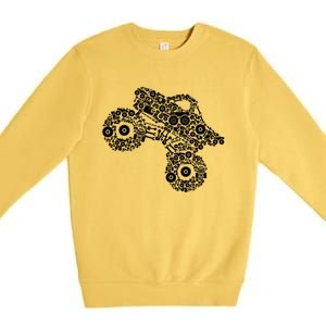 Monster Truck Gift Premium Crewneck Sweatshirt