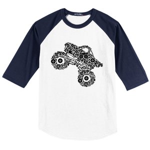 Monster Truck Gift Baseball Sleeve Shirt