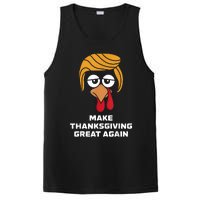 Make Thanksgiving Great Again Funny Turkey Face PosiCharge Competitor Tank