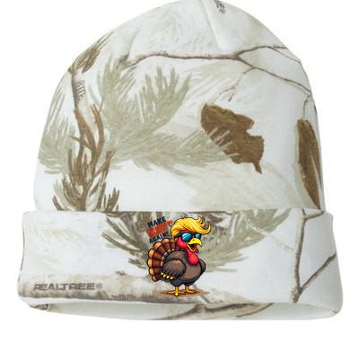 Make Thanksgiving Great Again Trump Turkey Usa Funny Gifts Kati Licensed 12" Camo Beanie