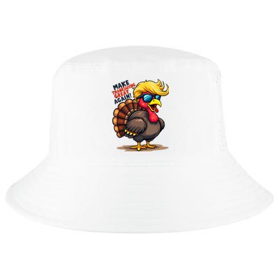 Make Thanksgiving Great Again Trump Turkey Usa Funny Gifts Cool Comfort Performance Bucket Hat