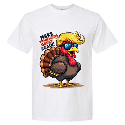 Make Thanksgiving Great Again Trump Turkey Usa Funny Gifts Garment-Dyed Heavyweight T-Shirt
