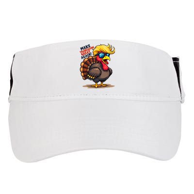 Make Thanksgiving Great Again Trump Turkey Usa Funny Gifts Adult Drive Performance Visor