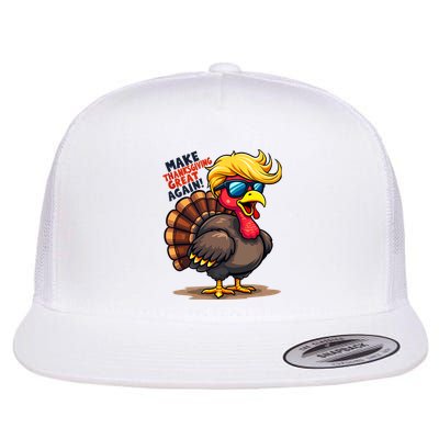 Make Thanksgiving Great Again Trump Turkey Usa Funny Gifts Flatbill Hat