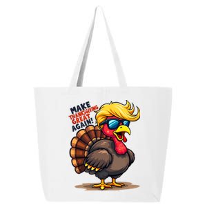 Make Thanksgiving Great Again Trump Turkey Usa Funny Gifts 25L Jumbo Tote