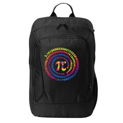 Math Teacher Gifts Tie Dye Pi Symbol Pi Day City Backpack