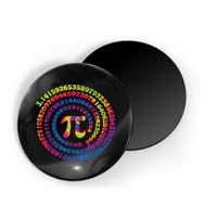 Math Teacher Gifts Tie Dye Pi Symbol Pi Day Magnet