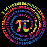 Math Teacher Gifts Tie Dye Pi Symbol Pi Day Magnet