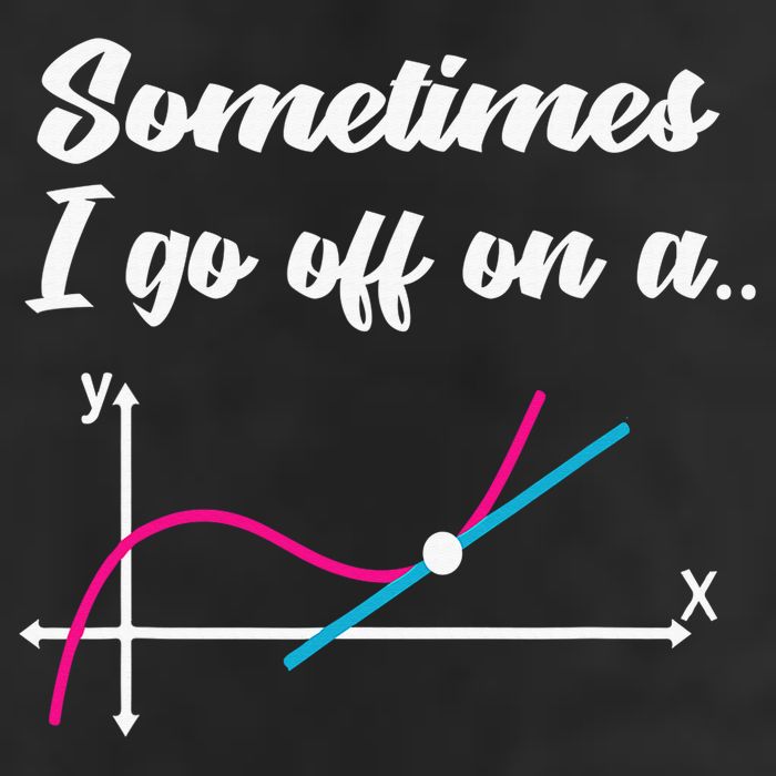 Math Teacher Gifts Sometimes I go off on a tangent Adult Drive Performance Visor