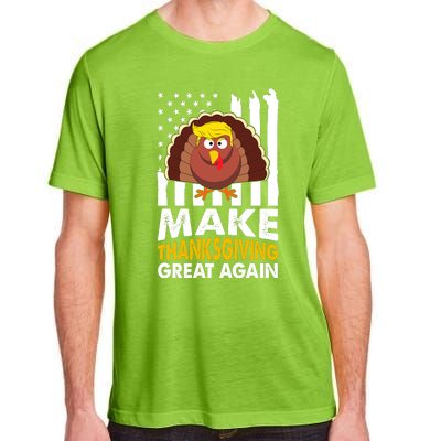 Make Thanksgiving Great Agains Trump Holiday Turkey 2024 Adult ChromaSoft Performance T-Shirt