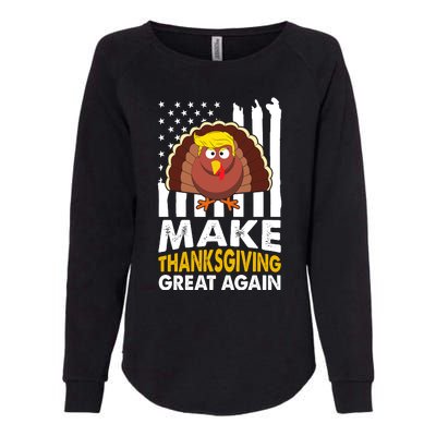 Make Thanksgiving Great Agains Trump Holiday Turkey 2024 Womens California Wash Sweatshirt