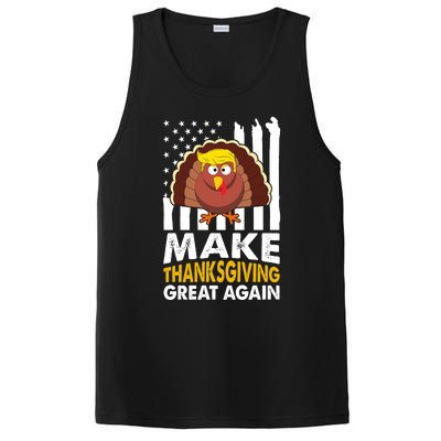 Make Thanksgiving Great Agains Trump Holiday Turkey 2024 PosiCharge Competitor Tank