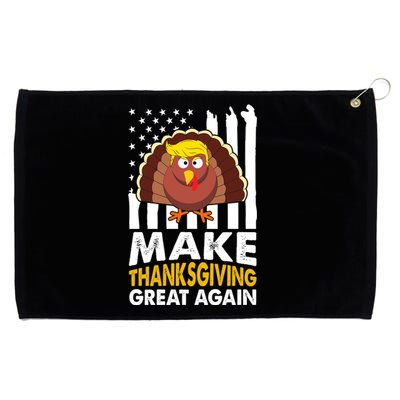 Make Thanksgiving Great Agains Trump Holiday Turkey 2024 Grommeted Golf Towel