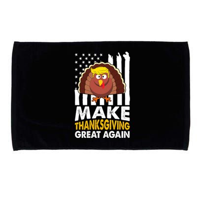 Make Thanksgiving Great Agains Trump Holiday Turkey 2024 Microfiber Hand Towel