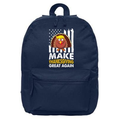 Make Thanksgiving Great Agains Trump Holiday Turkey 2024 16 in Basic Backpack