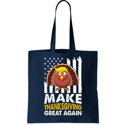 Make Thanksgiving Great Agains Trump Holiday Turkey 2024 Tote Bag