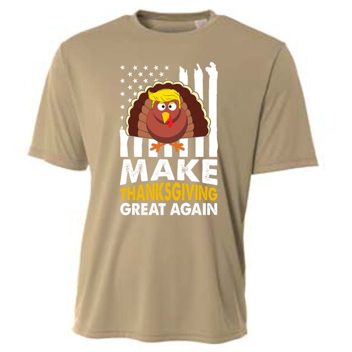 Make Thanksgiving Great Agains Trump Holiday Turkey 2024 Cooling Performance Crew T-Shirt