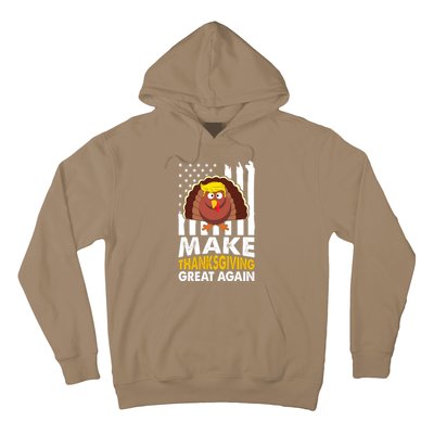 Make Thanksgiving Great Agains Trump Holiday Turkey 2024 Hoodie