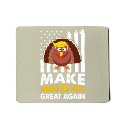 Make Thanksgiving Great Agains Trump Holiday Turkey 2024 Mousepad