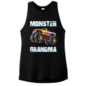 Monster Truck Grandma Monster Truck Are My Jam Truck Lovers Ladies PosiCharge Tri-Blend Wicking Tank