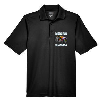 Monster Truck Grandma Monster Truck Are My Jam Truck Lovers Men's Origin Performance Pique Polo