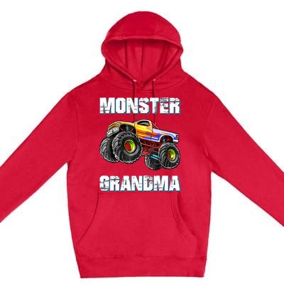 Monster Truck Grandma Monster Truck Are My Jam Truck Lovers Premium Pullover Hoodie