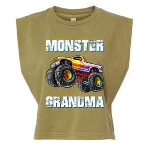 Monster Truck Grandma Monster Truck Are My Jam Truck Lovers Garment-Dyed Women's Muscle Tee