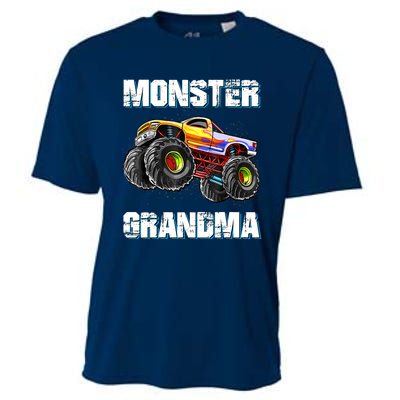 Monster Truck Grandma Monster Truck Are My Jam Truck Lovers Cooling Performance Crew T-Shirt