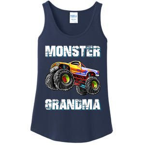 Monster Truck Grandma Monster Truck Are My Jam Truck Lovers Ladies Essential Tank