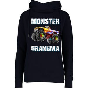 Monster Truck Grandma Monster Truck Are My Jam Truck Lovers Womens Funnel Neck Pullover Hood