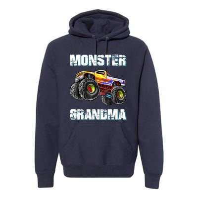 Monster Truck Grandma Monster Truck Are My Jam Truck Lovers Premium Hoodie