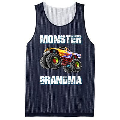 Monster Truck Grandma Monster Truck Are My Jam Truck Lovers Mesh Reversible Basketball Jersey Tank