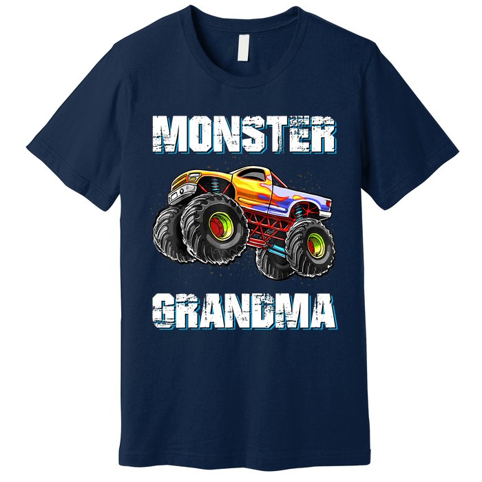 Monster Truck Grandma Monster Truck Are My Jam Truck Lovers Premium T-Shirt