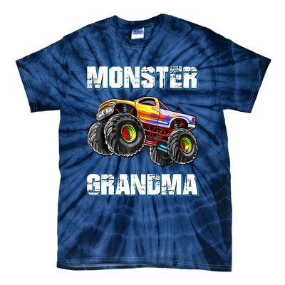 Monster Truck Grandma Monster Truck Are My Jam Truck Lovers Tie-Dye T-Shirt