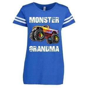 Monster Truck Grandma Monster Truck Are My Jam Truck Lovers Enza Ladies Jersey Football T-Shirt