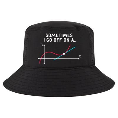 Math Teacher Gifts - Sometimes I go off on a tangent Cool Comfort Performance Bucket Hat